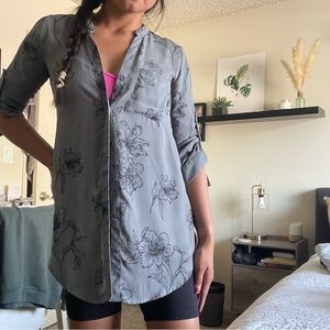 🔴 f21 chiffon blouse